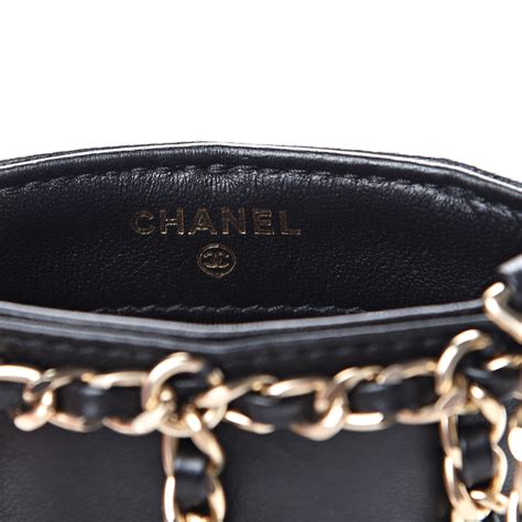 chanel black clutch sale|Chanel clutch with chain black.